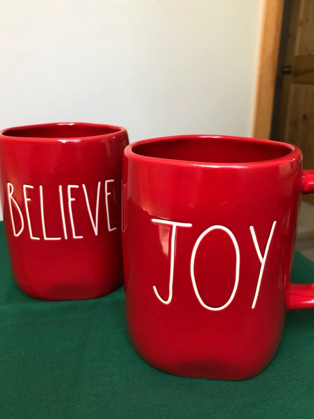 Rae Dunn Christmas Mug Set